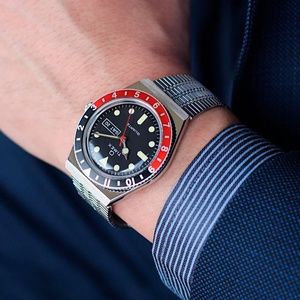 NWT: Q Timex Reissue 38mm Stainless Steel Bracelet Watch.